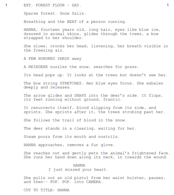 Hanna - 1st Scene